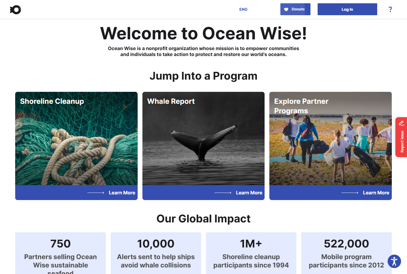 OW Shoreline Cleanups full site image